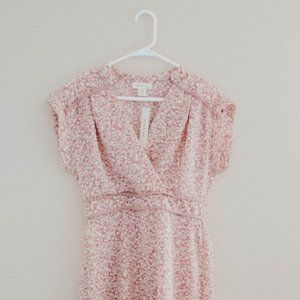 Womens Monteau Floral Dress